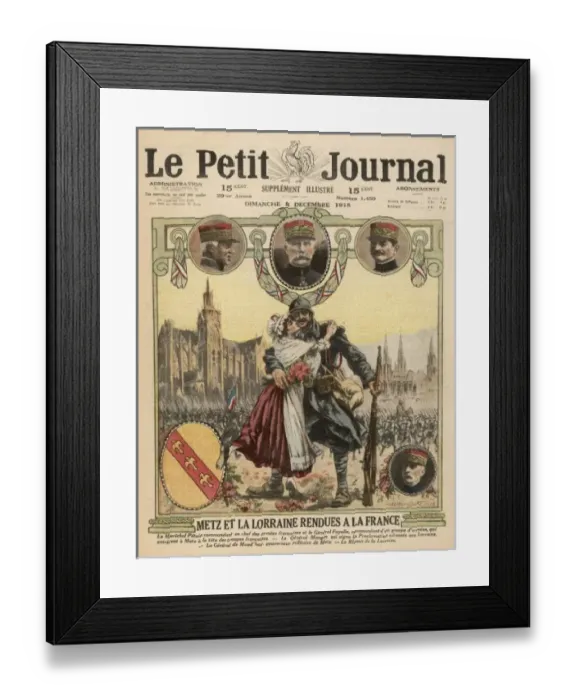 Framed Print : Metz Returns to France Framed Print : Metz Returns to France