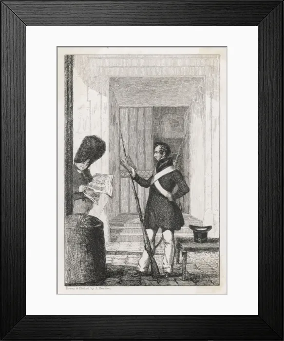 Framed Print : Garde Nationale