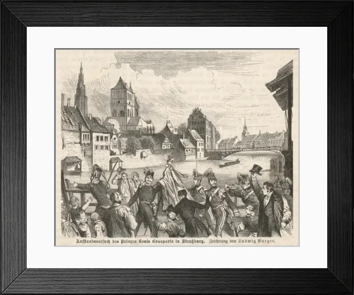 Framed Print : Napoleon III Strasbourg Framed Print : Napoleon III Strasbourg
