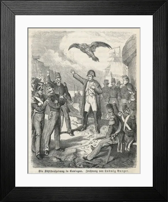 Framed Print : Napoleon at Boulogne Framed Print : Napoleon at Boulogne