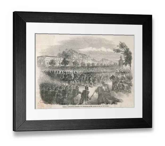 Framed Print : Demonstration Quelled Framed Print : Demonstration Quelled