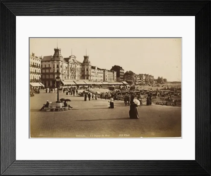 Framed Print : Ostend Sea Front Framed Print : Ostend Sea Front