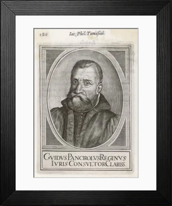 Framed Print : Guido Panciroli Framed Print : Guido Panciroli