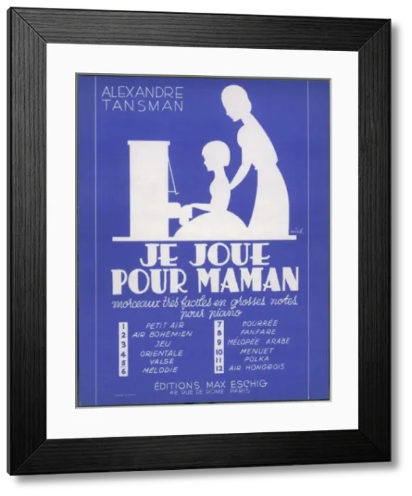 Framed Print : Easy Piano Pieces Framed Print : Easy Piano Pieces