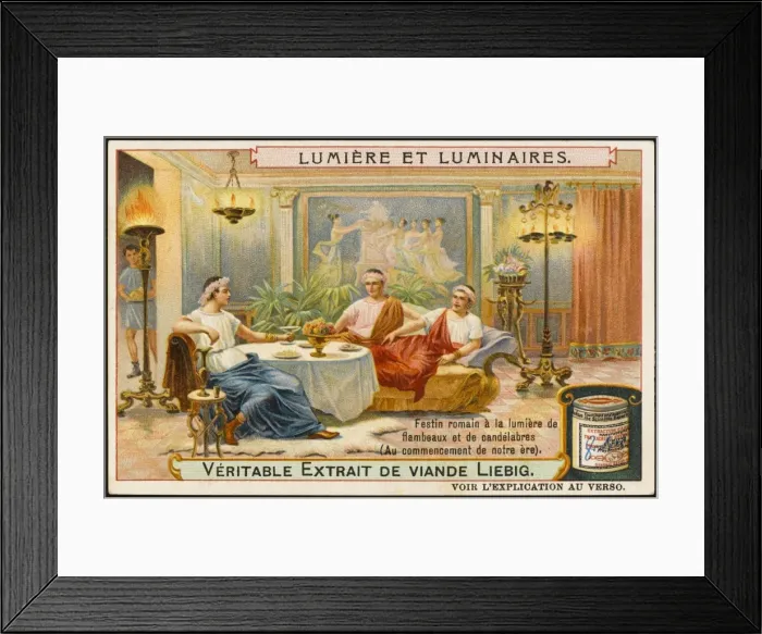 Framed Print : Roman home Lighting Framed Print : Roman home Lighting