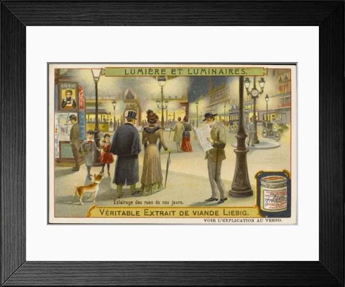 Framed Print : Electric Street Lights Framed Print : Electric Street Lights