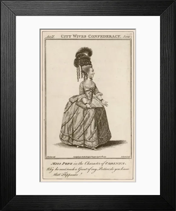 Framed Print : Jane Pope as Corinna Framed Print : Jane Pope as Corinna