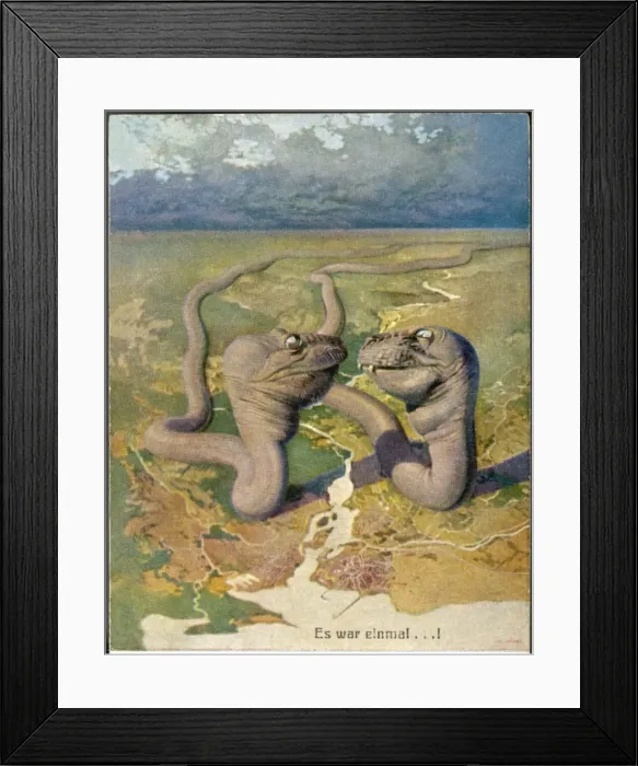 Framed Print : Rhine Neighbours Framed Print : Rhine Neighbours
