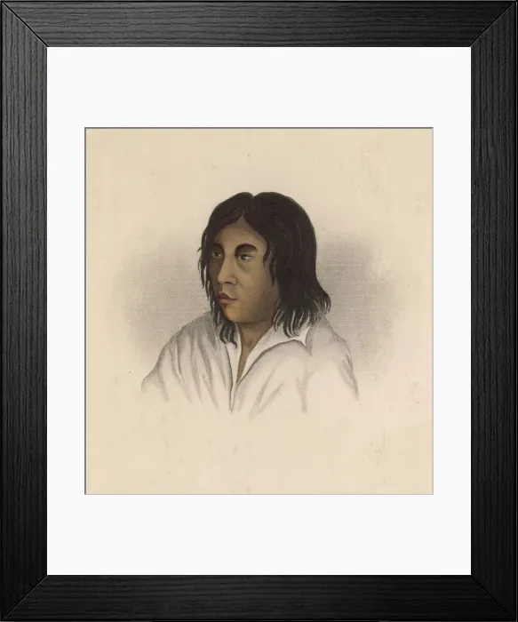 Framed Print : Kalapuya Youth Framed Print : Kalapuya Youth