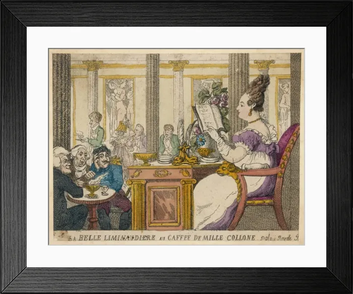 Framed Print : French Cafe Owner Framed Print : French Cafe Owner