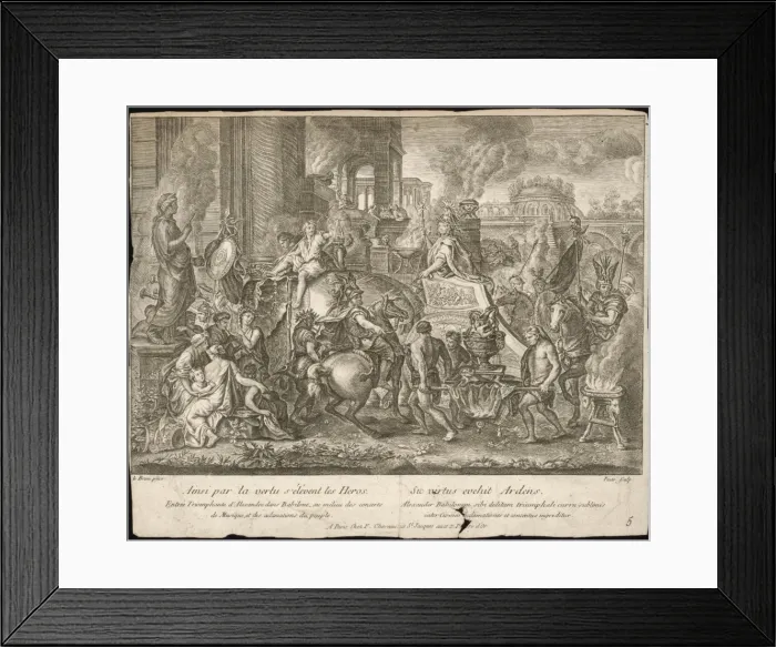 Framed Print : Alexander in Babylon Framed Print : Alexander in Babylon