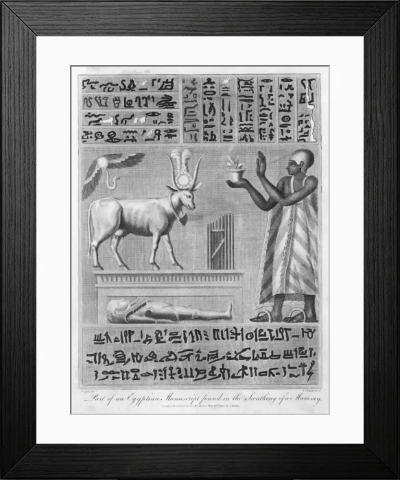 Framed Print : Egyptian Manuscript Framed Print : Egyptian Manuscript