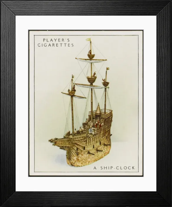 Framed Print : German Ship Clock Framed Print : German Ship Clock