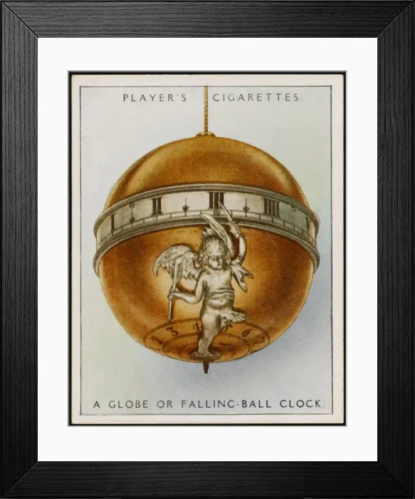 Framed Print : Globe Clock C17 Framed Print : Globe Clock C17