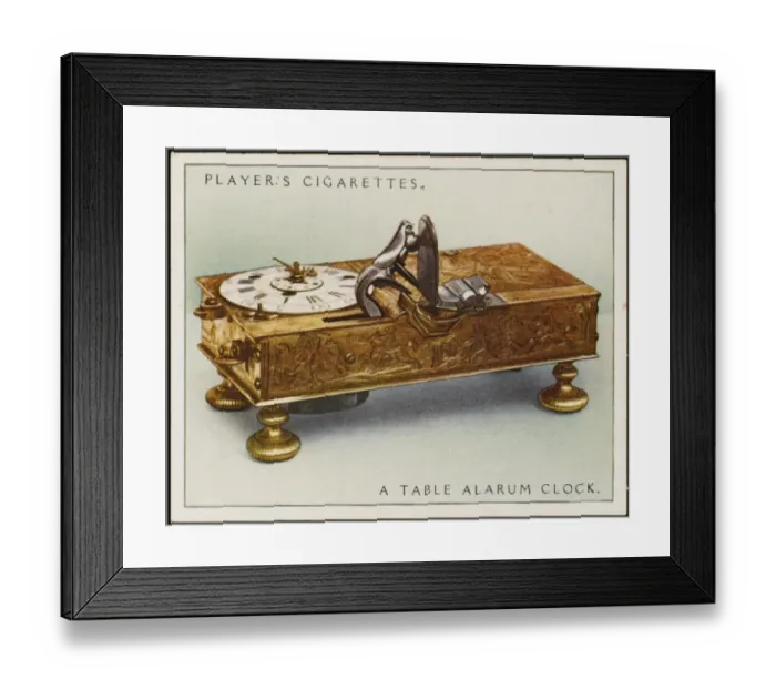 Framed Print : Table Alarm Clock C17 Framed Print : Table Alarm Clock C17
