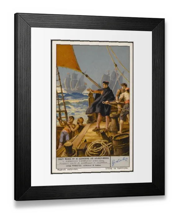 Framed Print : Vespucci (Liebig) Framed Print : Vespucci (Liebig)