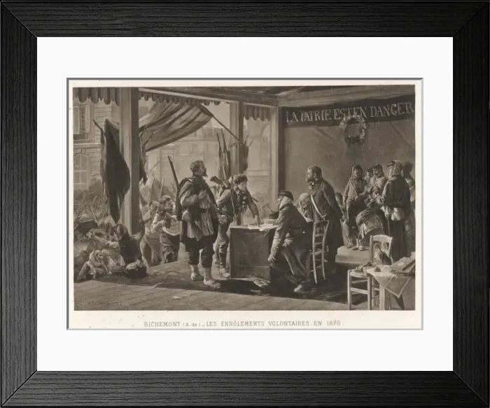 Framed Print : Volunteers 1870 Framed Print : Volunteers 1870