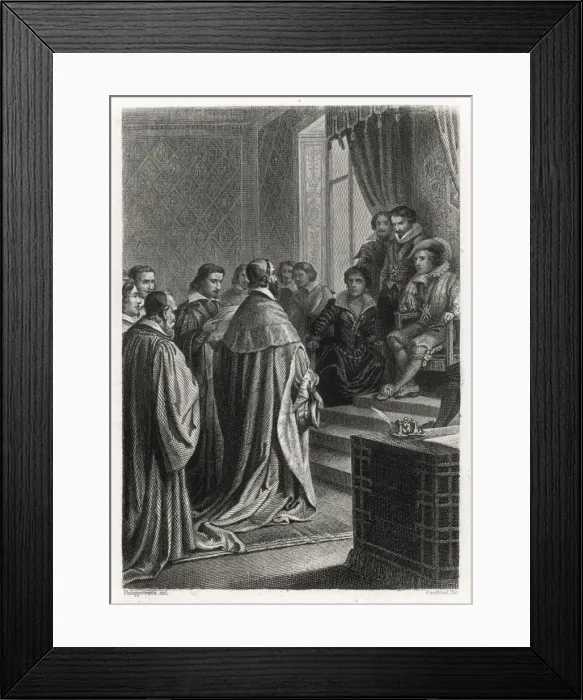 Framed Print : Louis XIII & Parlement Framed Print : Louis XIII & Parlement