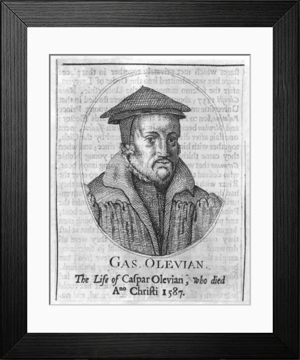 Framed Print : Caspar Olevianus Framed Print : Caspar Olevianus