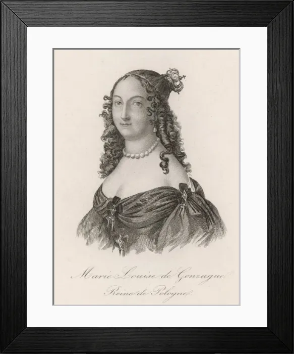 Framed Print : Maria Gonzague-Cleves Framed Print : Maria Gonzague-Cleves
