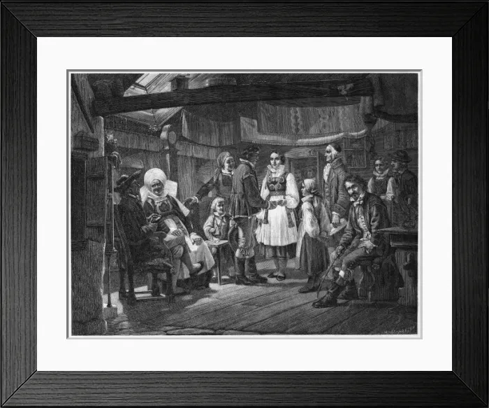 Framed Print : Swedish Betrothal Framed Print : Swedish Betrothal