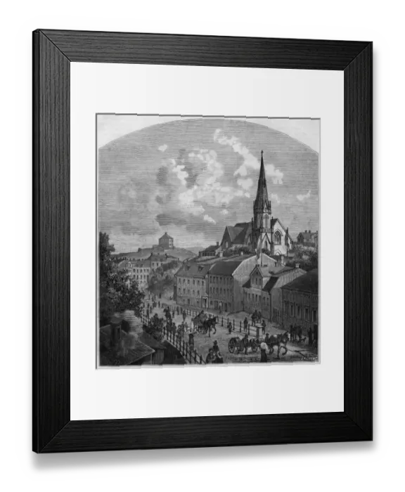 Framed Print : Goteborg Street Scene Framed Print : Goteborg Street Scene