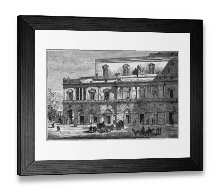 Framed Print : San Carlo Theatre Framed Print : San Carlo Theatre
