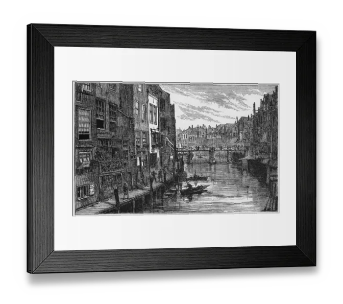 Framed Print : Canal, Dordrecht Framed Print : Canal, Dordrecht