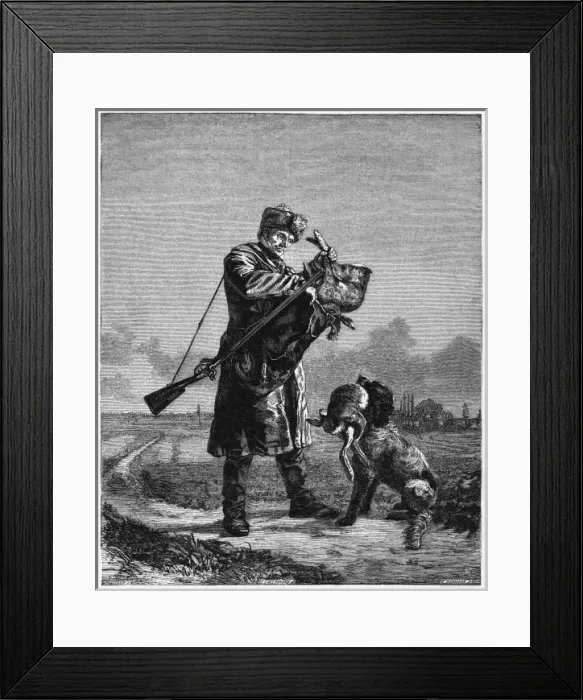 Framed Print : Retrieving a Rabbit Framed Print : Retrieving a Rabbit