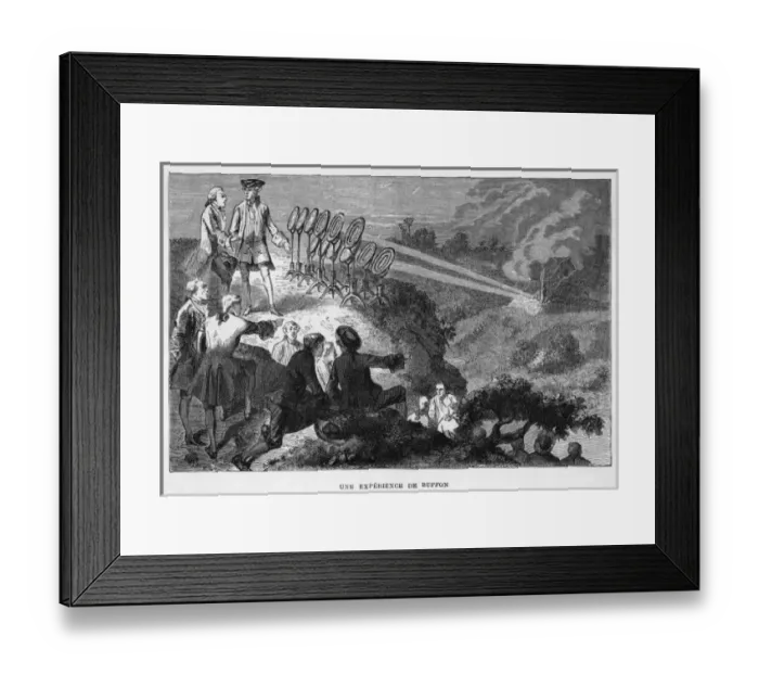 Framed Print : Buffon Experiment Framed Print : Buffon Experiment