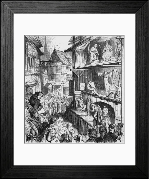 Framed Print : German Passion Play