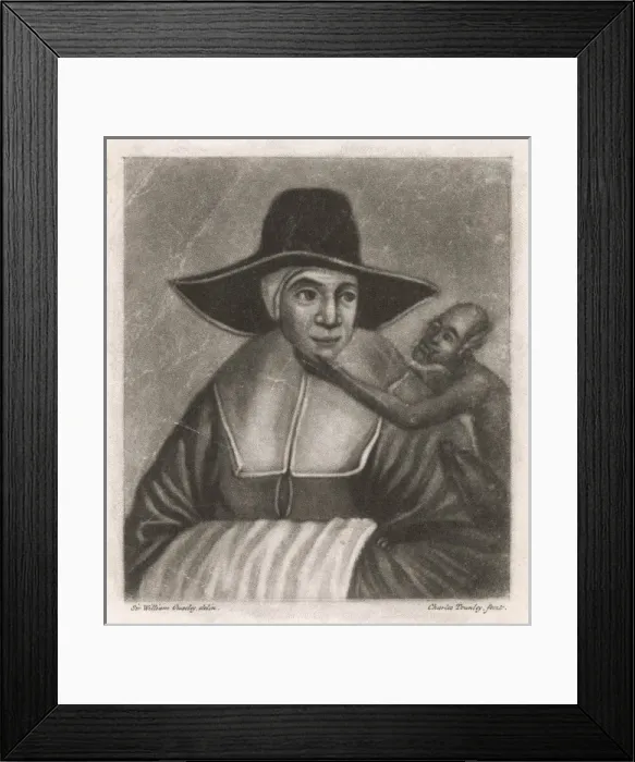 Framed Print : Mother Shipton (Mezzo) Framed Print : Mother Shipton (Mezzo)