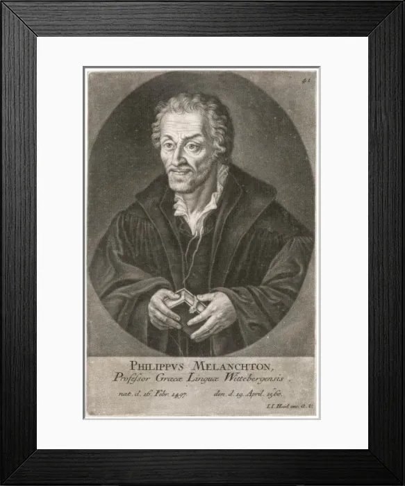 Framed Print : Melancthon (Mezzotint) Framed Print : Melancthon (Mezzotint)