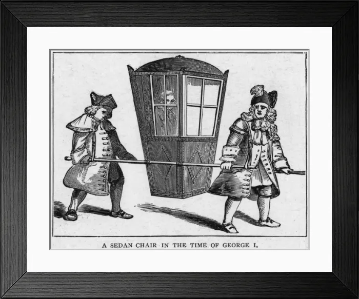 Framed Print : Sedan Chair Framed Print : Sedan Chair