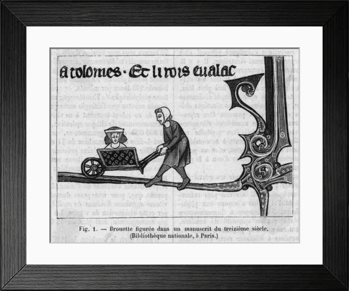 Framed Print : C13 Wheelbarrow Framed Print : C13 Wheelbarrow