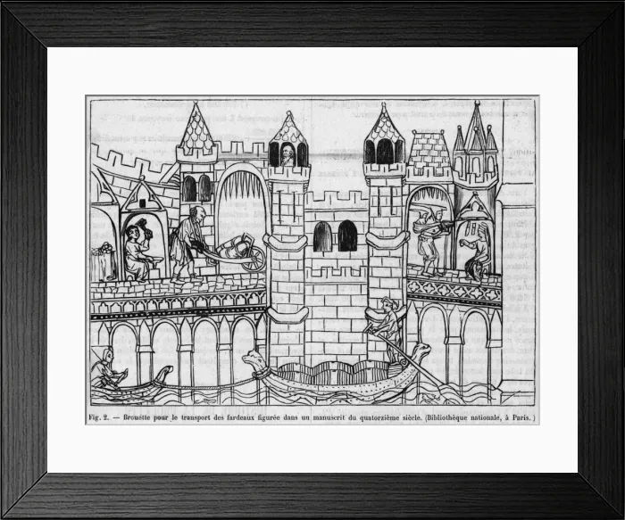 Framed Print : Chateau Wheelbarrow Framed Print : Chateau Wheelbarrow
