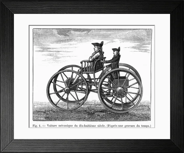 Framed Print : Man-Powered Carriage Framed Print : Man-Powered Carriage