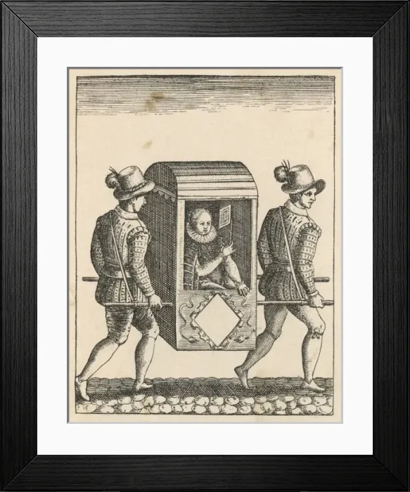 Framed Print : Sedan Chair Framed Print : Sedan Chair
