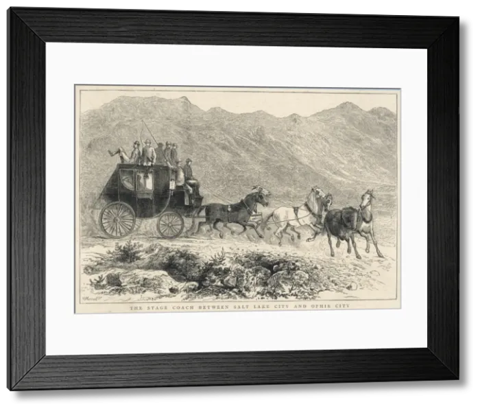 Framed Print : American Stagecoach Framed Print : American Stagecoach