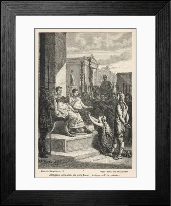 Framed Print : German Prisoners in Rome Framed Print : German Prisoners in Rome