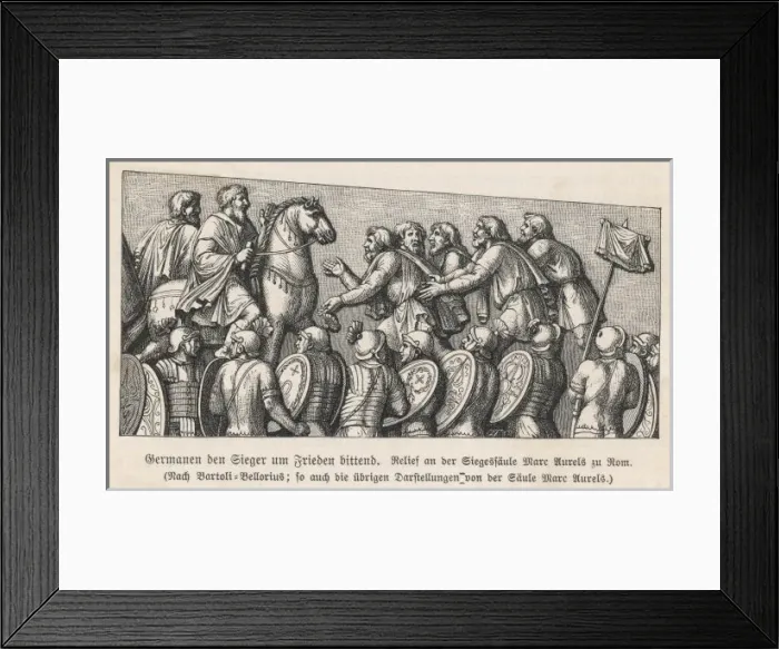 Framed Print : Germans Beg for Peace