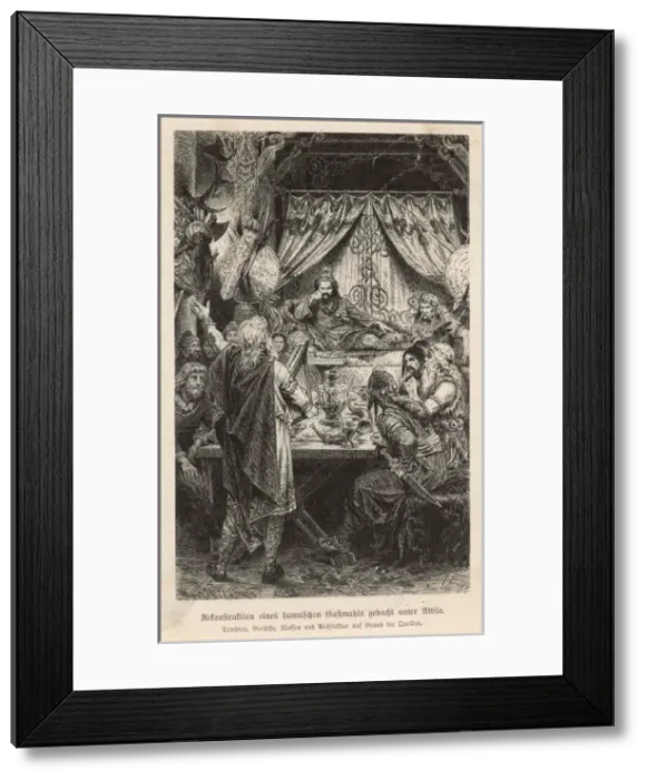 Framed Print : Attila Feasts Framed Print : Attila Feasts