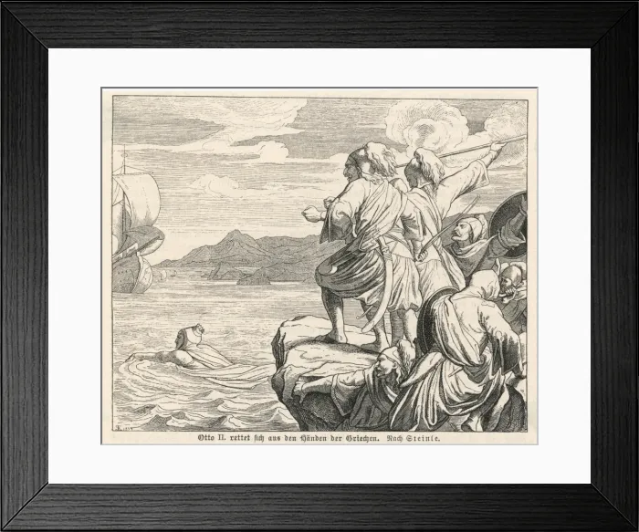 Framed Print : Otto II Escapes Framed Print : Otto II Escapes