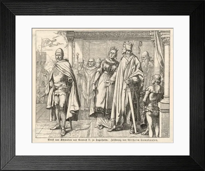 Framed Print : Conrad II and Ernst Framed Print : Conrad II and Ernst