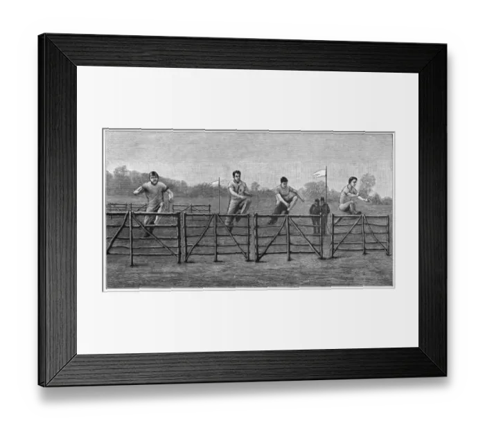 Framed Print : Over the Hurdles Framed Print : Over the Hurdles