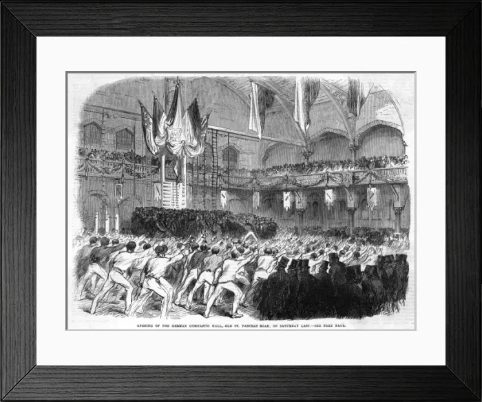Framed Print : German Gym in London Framed Print : German Gym in London