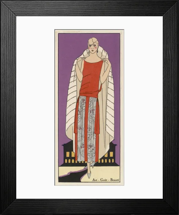 Framed Print : Philippe & Gaston Dress Framed Print : Philippe & Gaston Dress