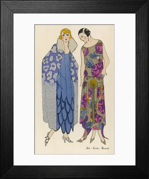 Framed Print : Two Elegant Ladies Framed Print : Two Elegant Ladies