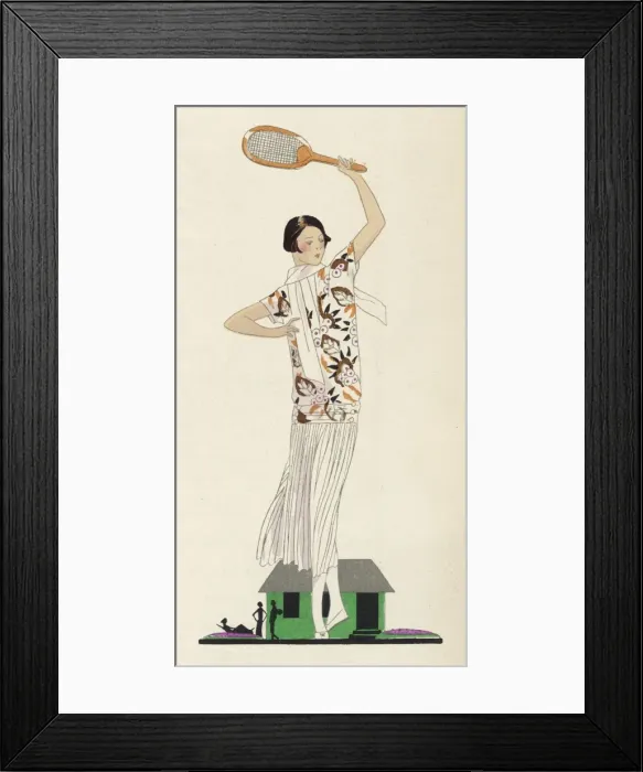 Framed Print : Tennis Dress Framed Print : Tennis Dress