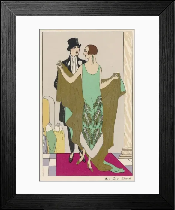 Framed Print : Lady and Escort Framed Print : Lady and Escort